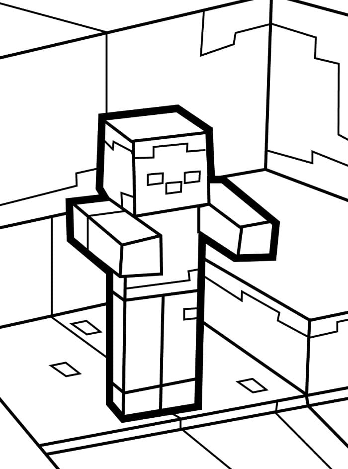 Schönes Minecraft ausmalbilder