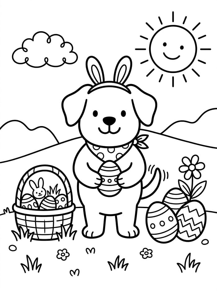 Schönes Ostern ausmalbilder