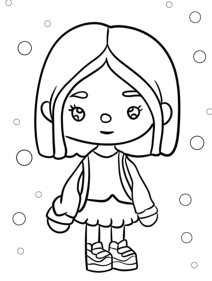 Schönes Toca Boca ausmalbilder