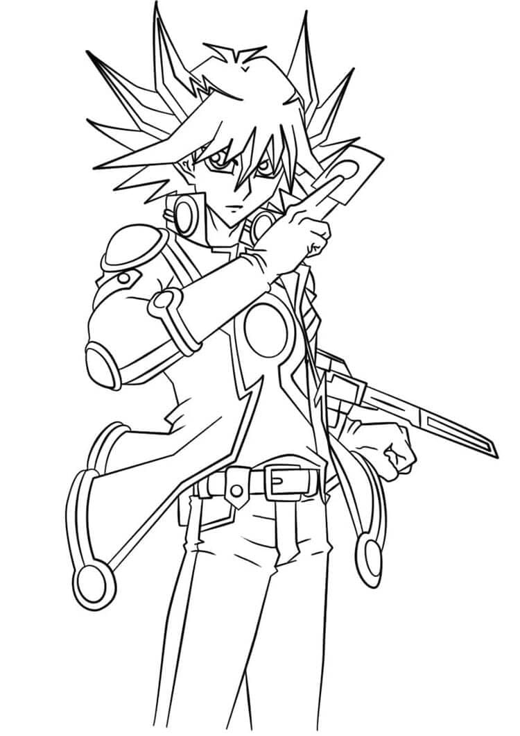 Schönes Yu-Gi-Oh ausmalbilder