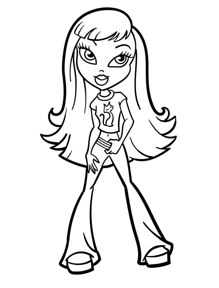 Sehr Süße Bratz ausmalbilder