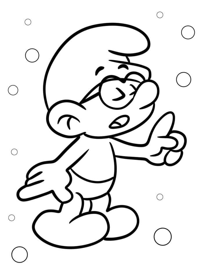 Sehr niedliche Die Schlümpfe ausmalbilder