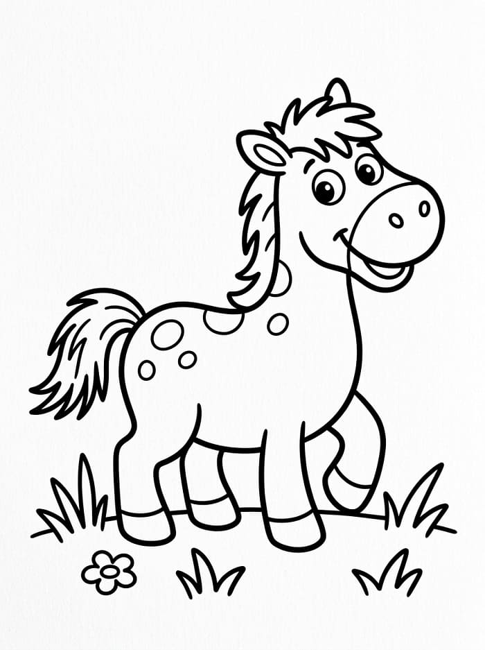 Sehr süßes Pferd ausmalbilder