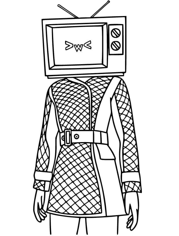 Skibidi Toilet (7) ausmalbilder