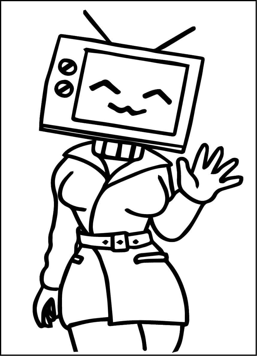 Skibidi Toilet Für 3-Jährige Kinder ausmalbilder