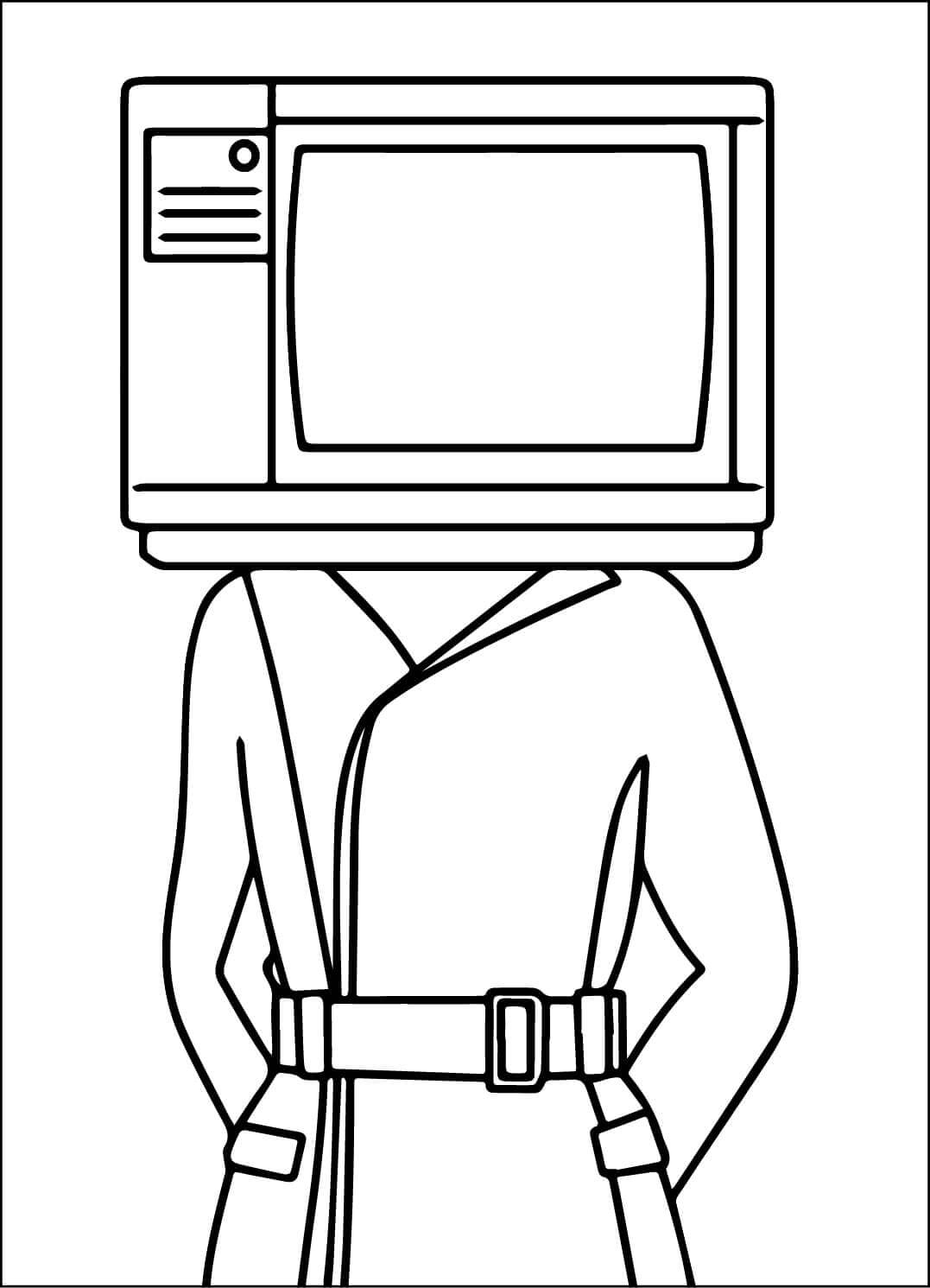 Skibidi Toilet Für 6-Jährige Kinder ausmalbilder