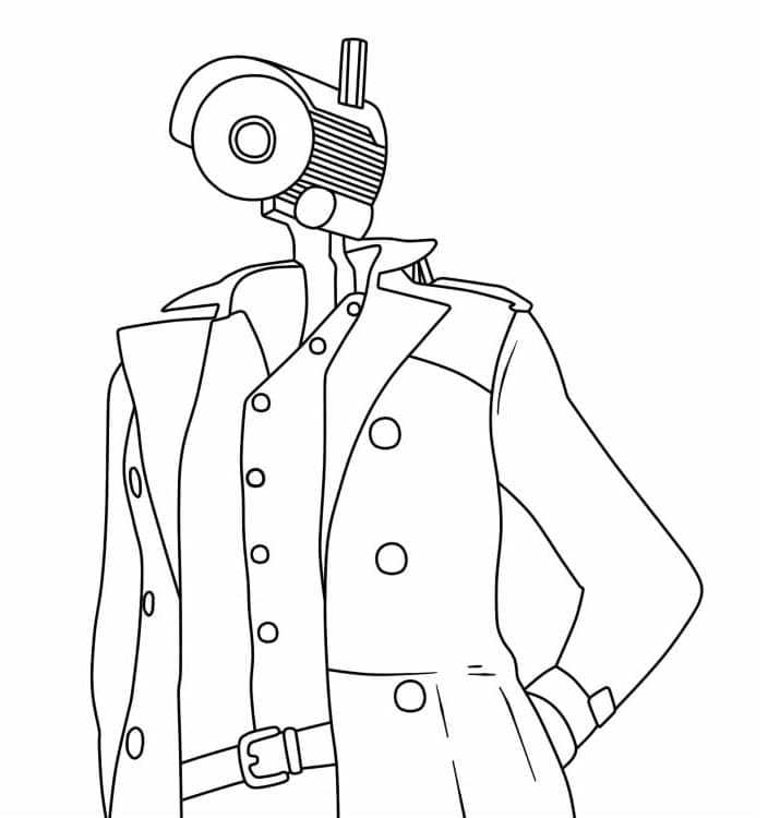 Skibidi Toilet Kostenlos ausmalbilder