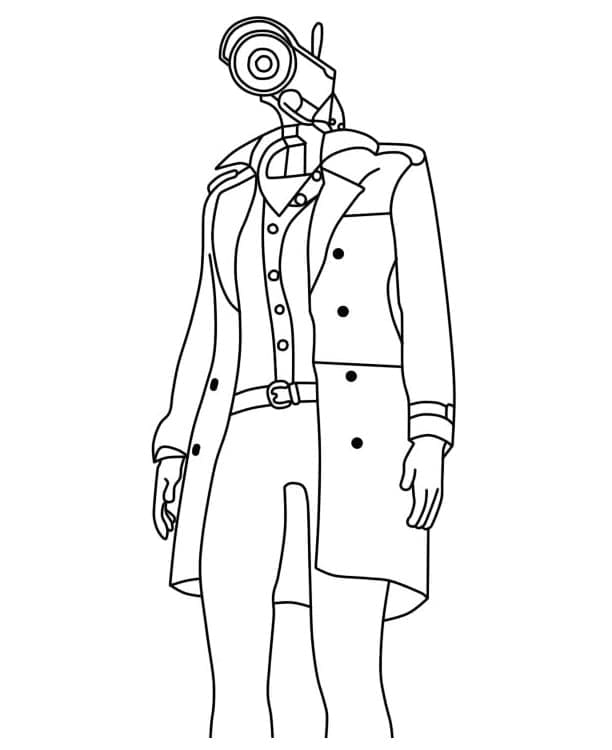 Skibidi Toilet Zum Drucken ausmalbilder