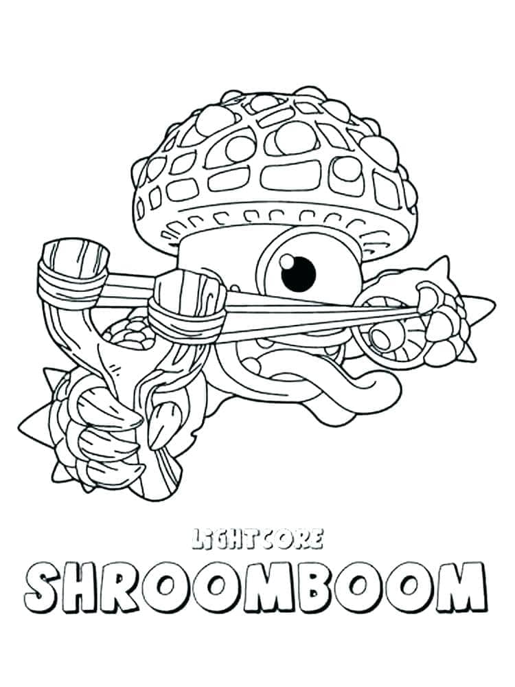 Skylanders Shroomboom ausmalbilder