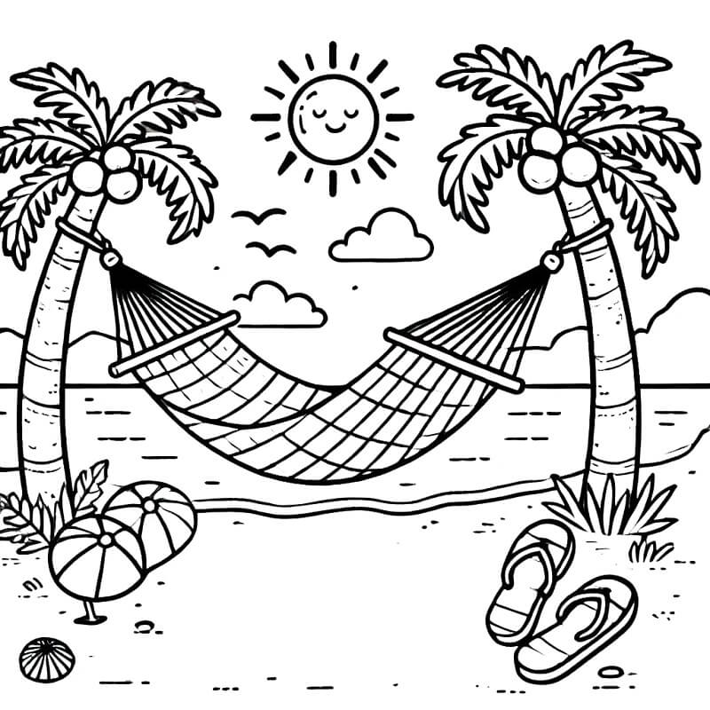 Sommer druckfertig ausmalbilder