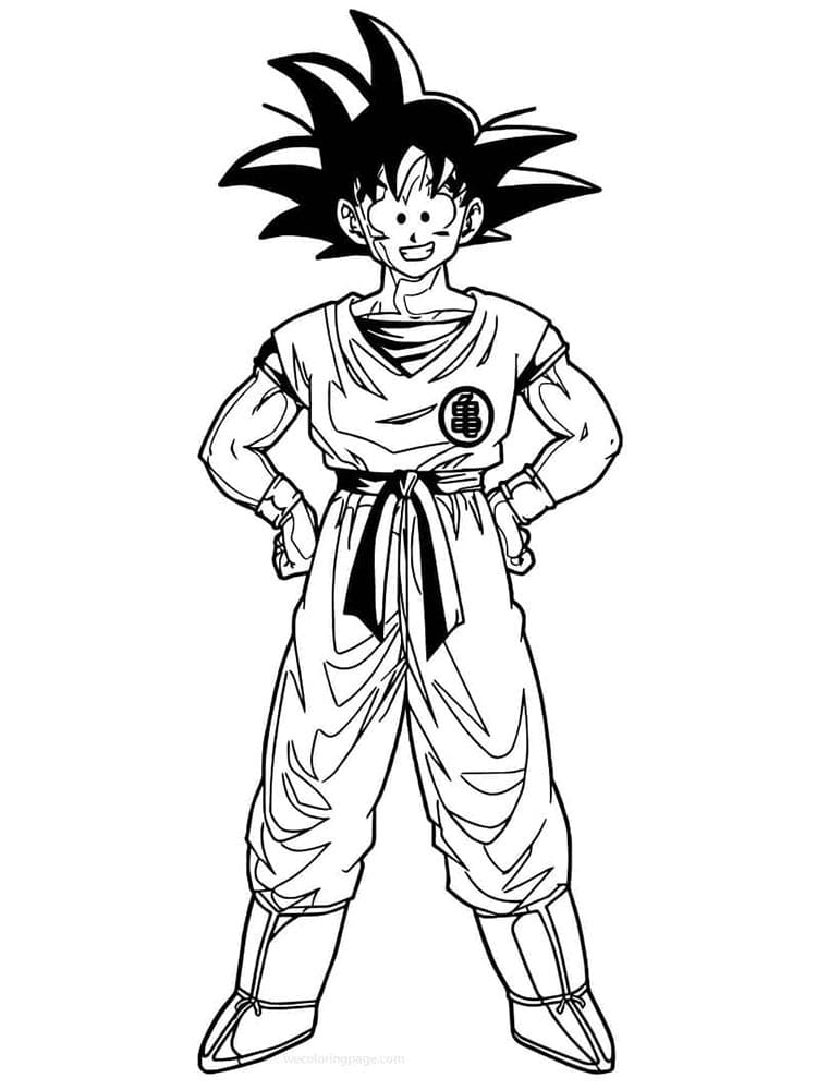 Son-Goku-Bild ausmalbilder