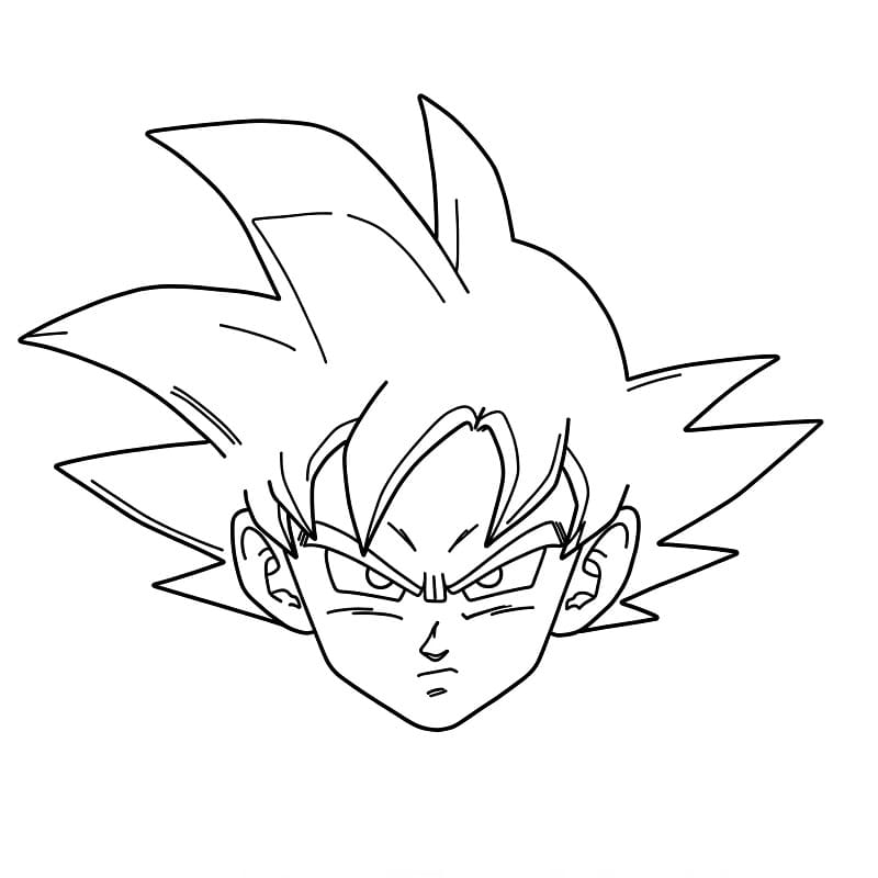 Son Goku als Animefigur ausmalbilder