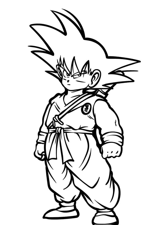 Son Goku – Dragon Ball ausmalbilder