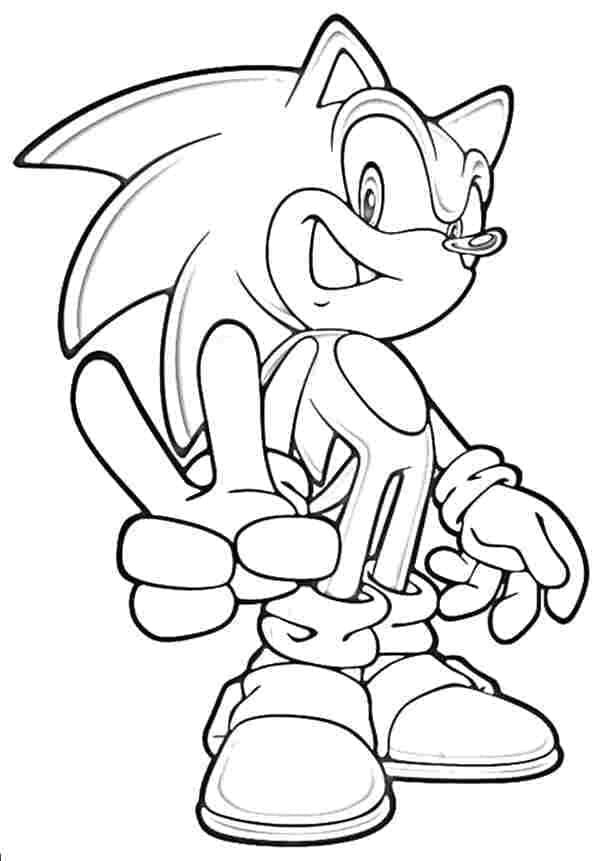 Sonic Bild Frei ausmalbilder