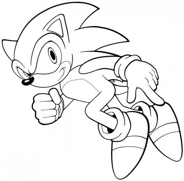 Sonic Bild Kostenlos ausmalbilder