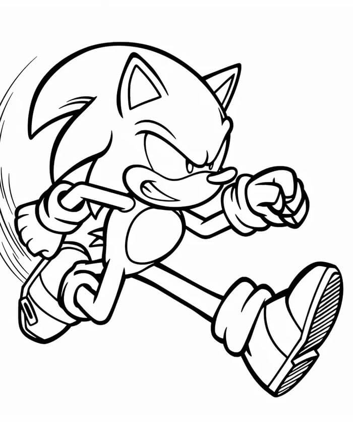 Sonic Für 5-Jährige Kinder ausmalbilder