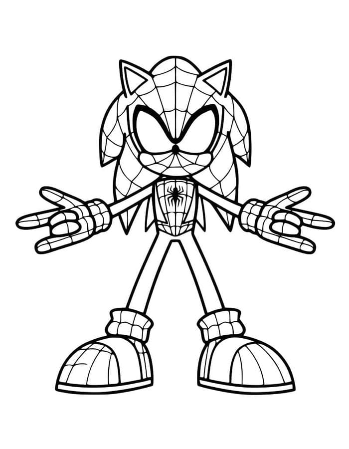 Sonic Kostenlos Druckbar ausmalbilder