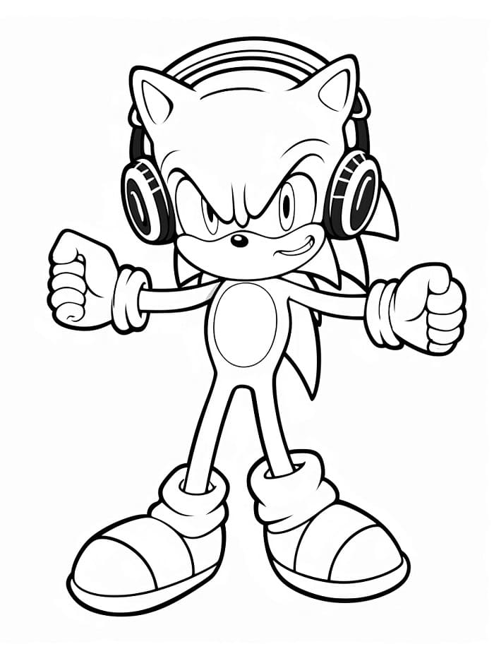Sonic Kostenlos ausmalbilder