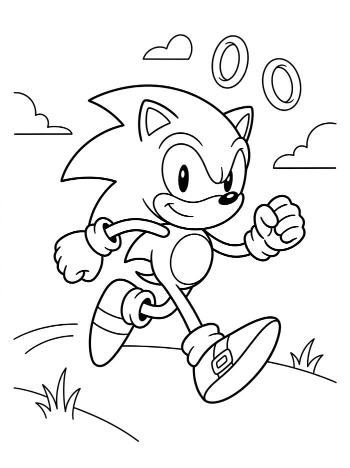 Sonic ausmalbilder