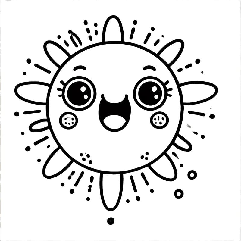 Sonne ausdrucken ausmalbilder