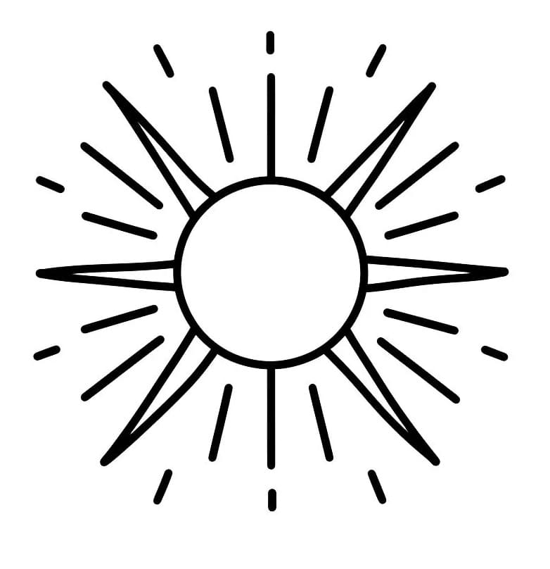 Sonne gratis druckbar ausmalbilder