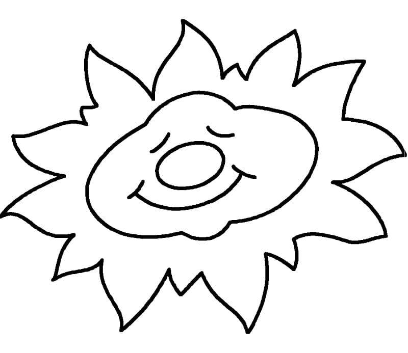 Sonne gratis ausmalbilder