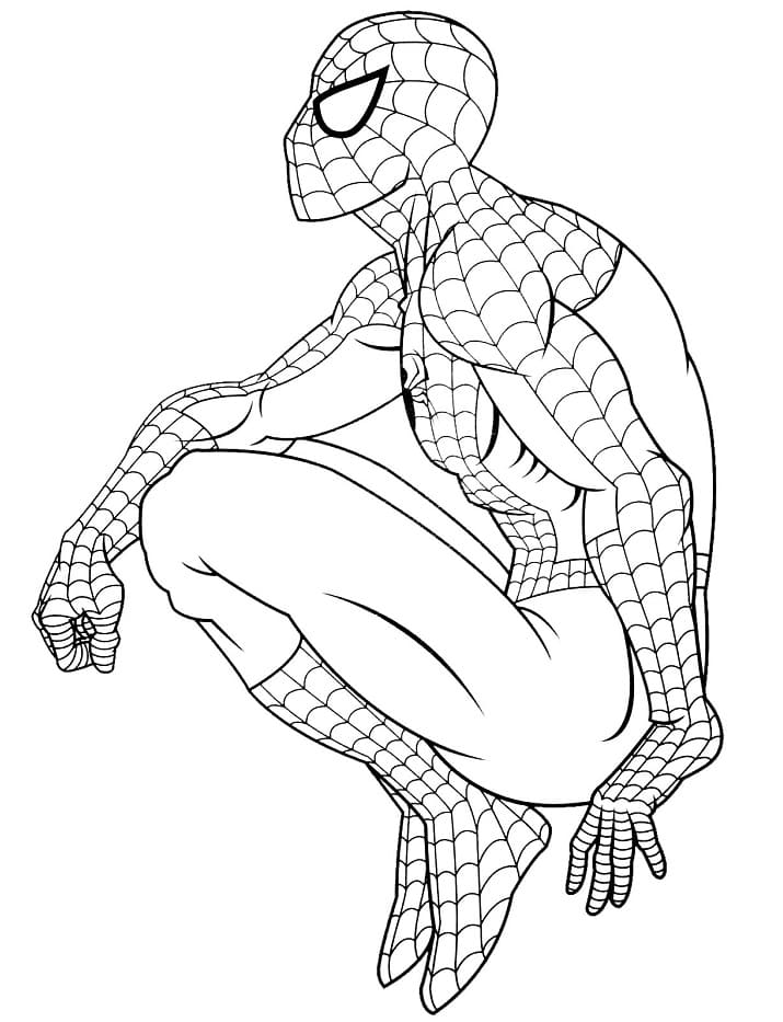 Spiderman für Kinder ausmalbilder