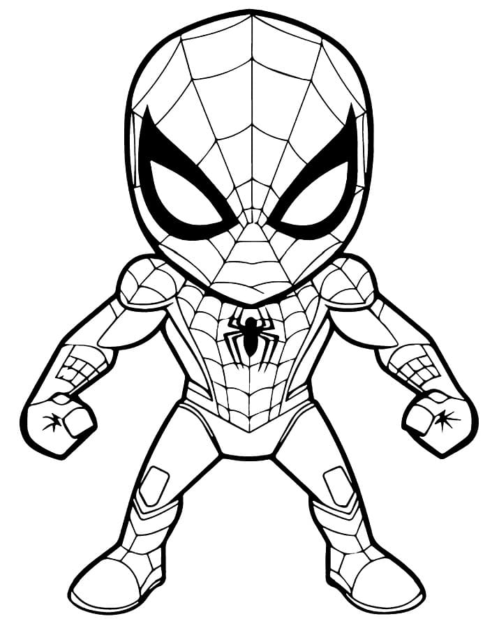 Spiderman zum Drucken ausmalbilder