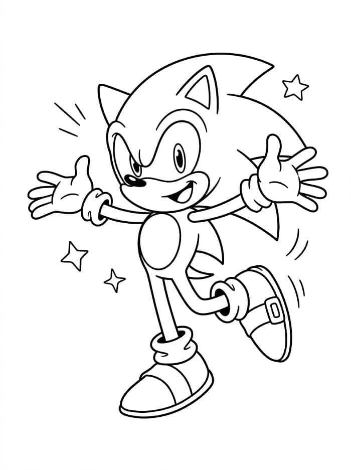 Spiel Sonic ausmalbilder