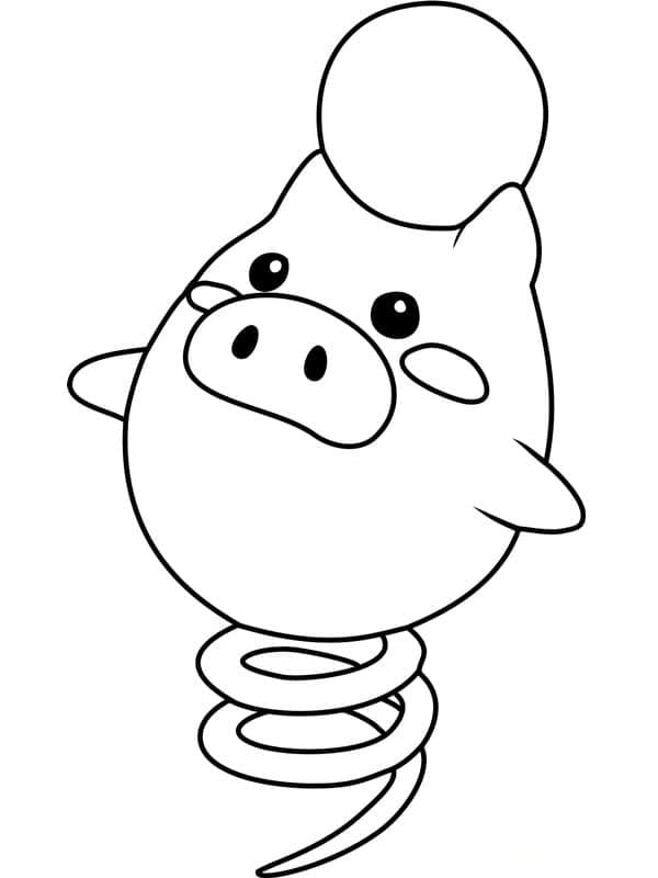 Spoink Pokemon ausmalbilder