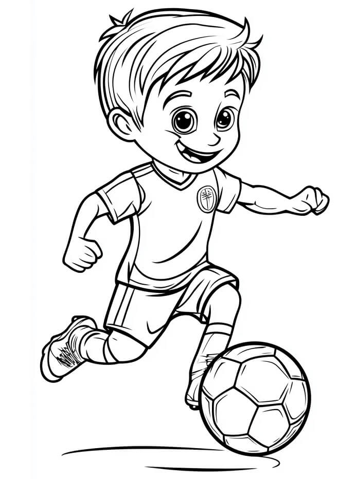 Sport Fußball ausmalbilder