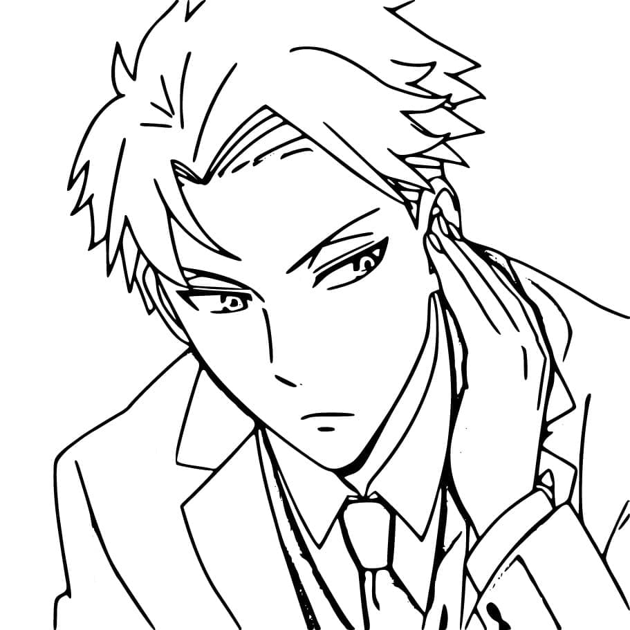 Spy x Family für 2-jährige Kinder ausmalbilder