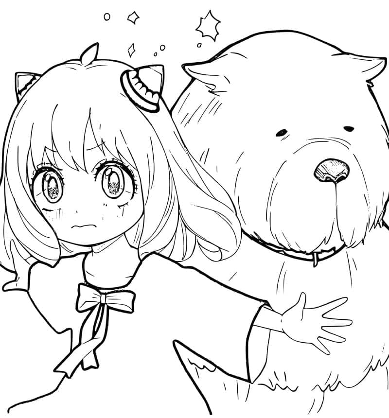 Spy x Family zum Drucken ausmalbilder