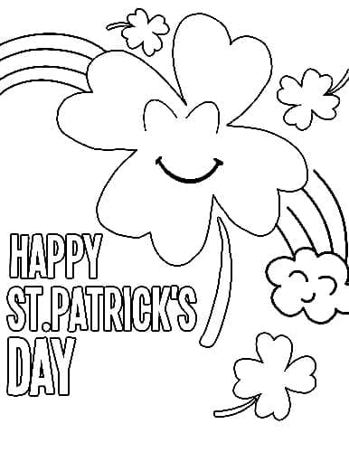 St. Patrick's Day Für 4-Jährige Kinder ausmalbilder