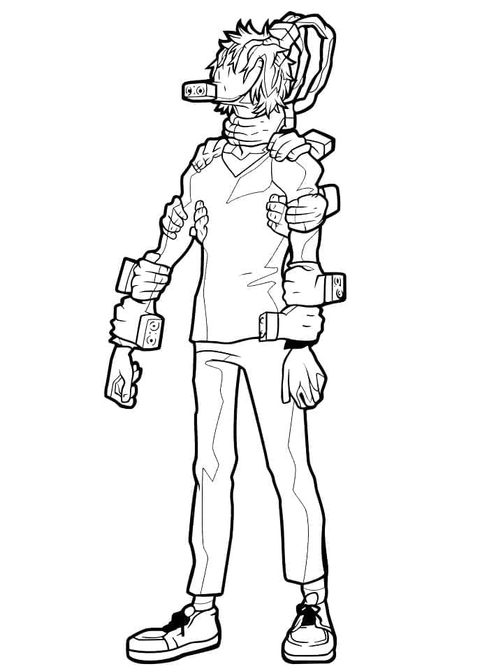 Starkes My Hero Academia Animebild ausmalbilder