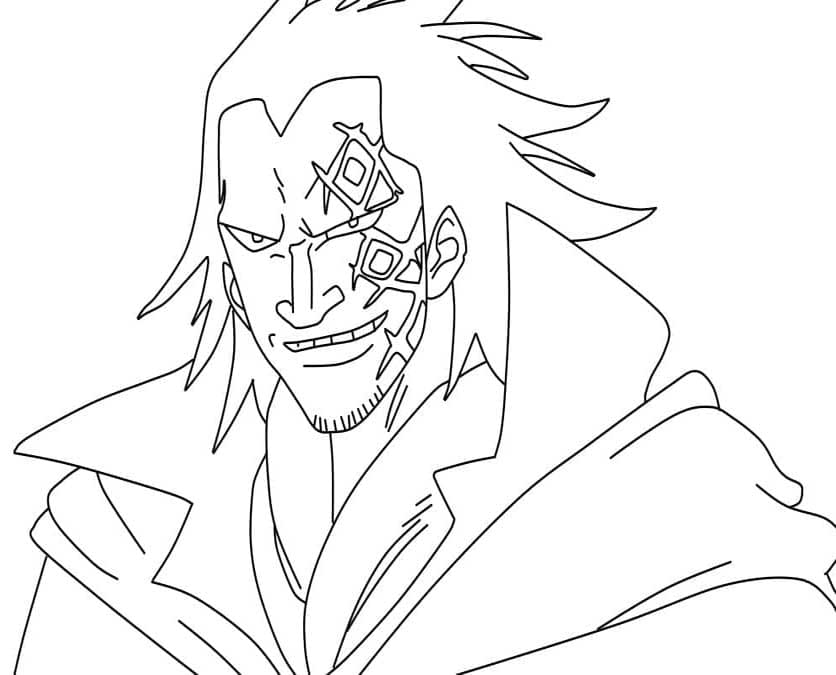 Starkes One Piece Animebild ausmalbilder