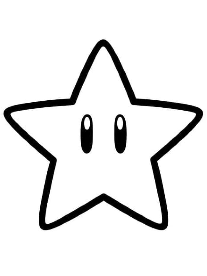Stern Druckbar ausmalbilder