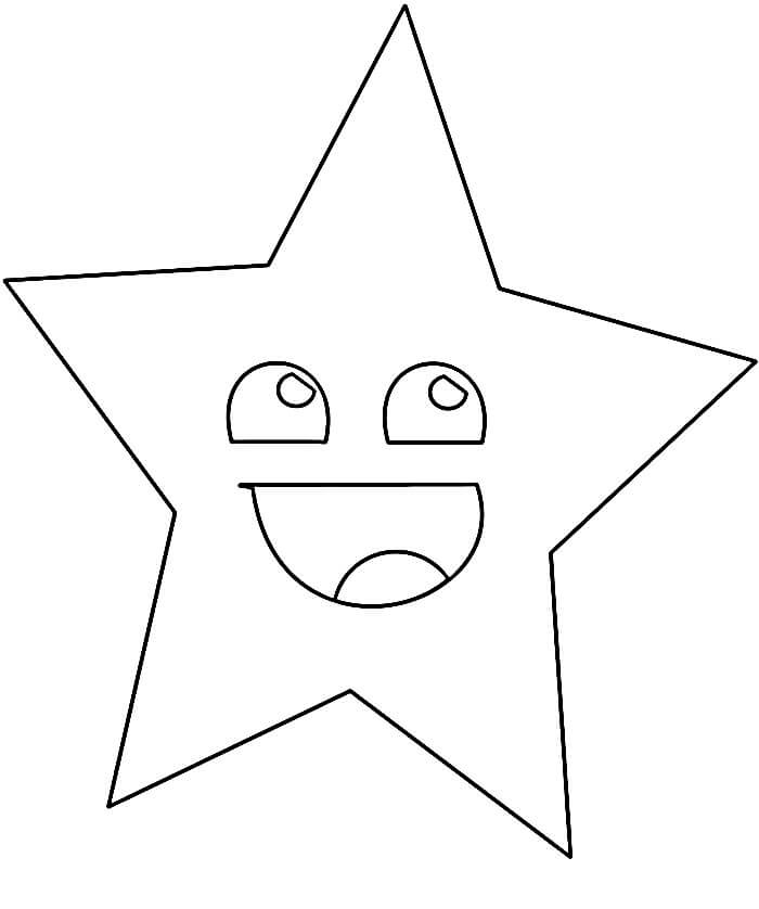 Stern Für 1-Jährige Kinder ausmalbilder
