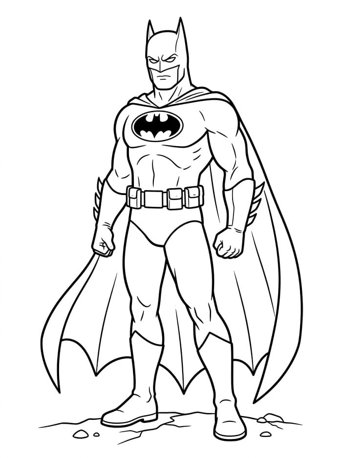 Superheld Batman ausmalbilder