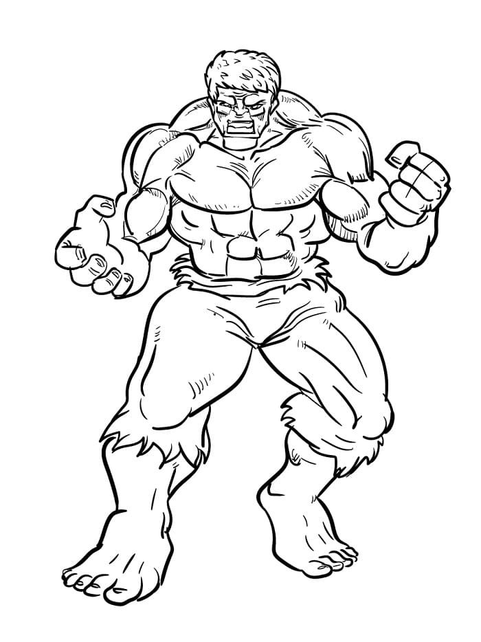 Superheld Hulk ausmalbilder