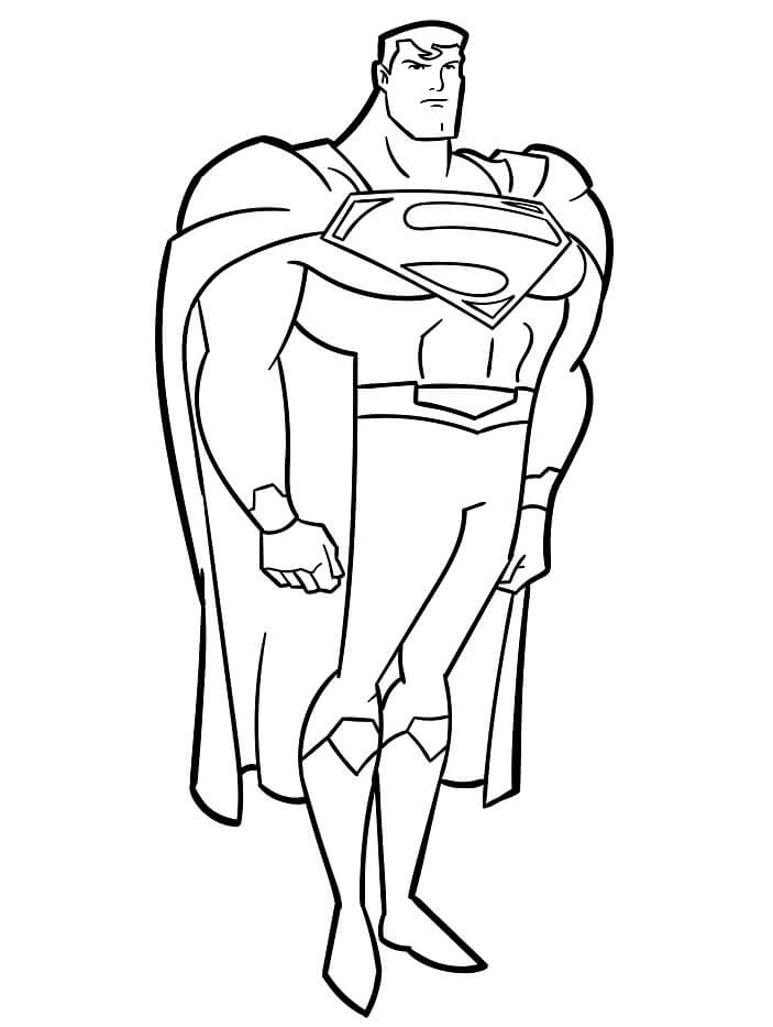 Superman Kostenloser für Kinder ausmalbilder
