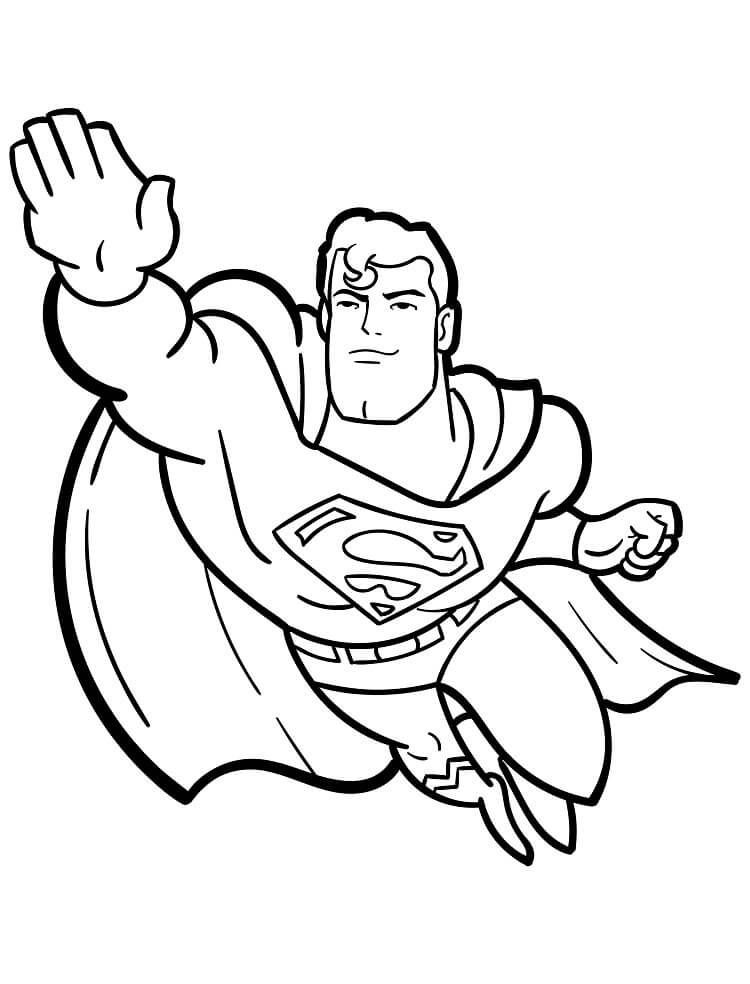 Superman Malvorlage für Kinder ausmalbilder