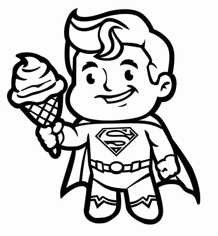 Superman gratis ausmalbilder