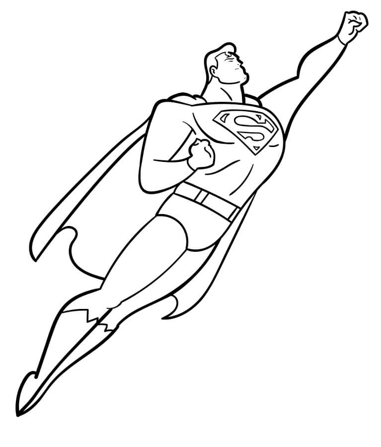 Superman kostenlos ausmalbilder