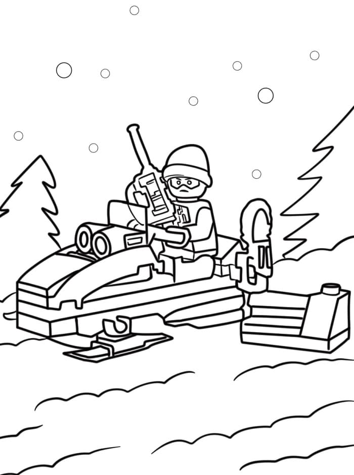 Süße Lego ausmalbilder