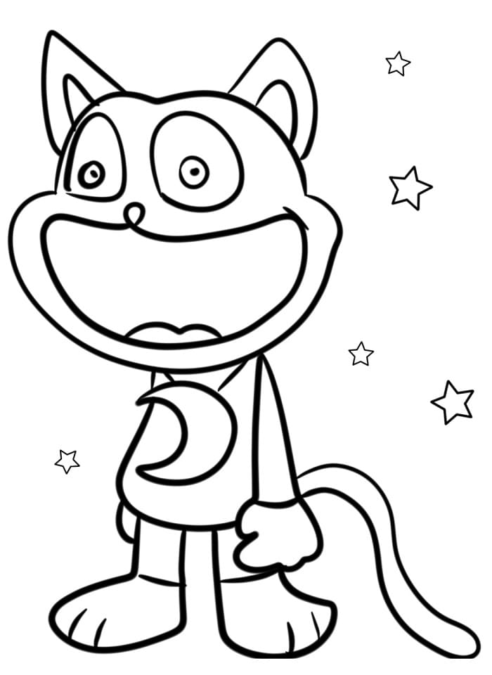 Süßer Catnap ausmalbilder