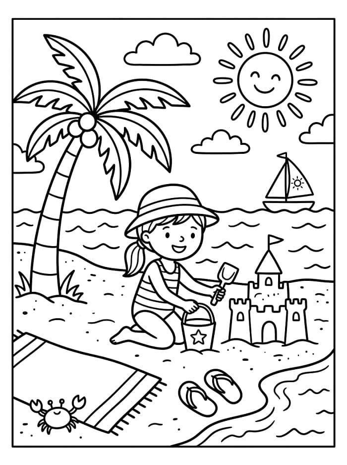 Süßer Sommer ausmalbilder