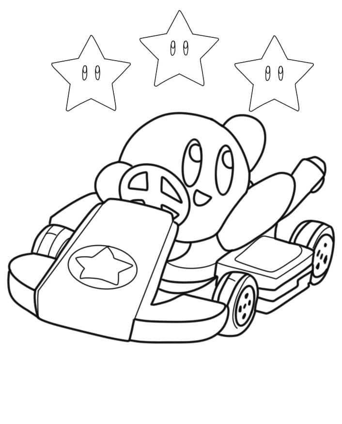 Süßes Mario Kart ausmalbilder