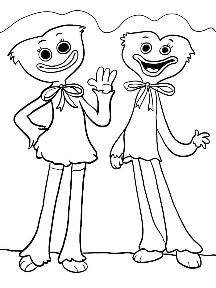 Süßes Poppy Playtime ausmalbilder