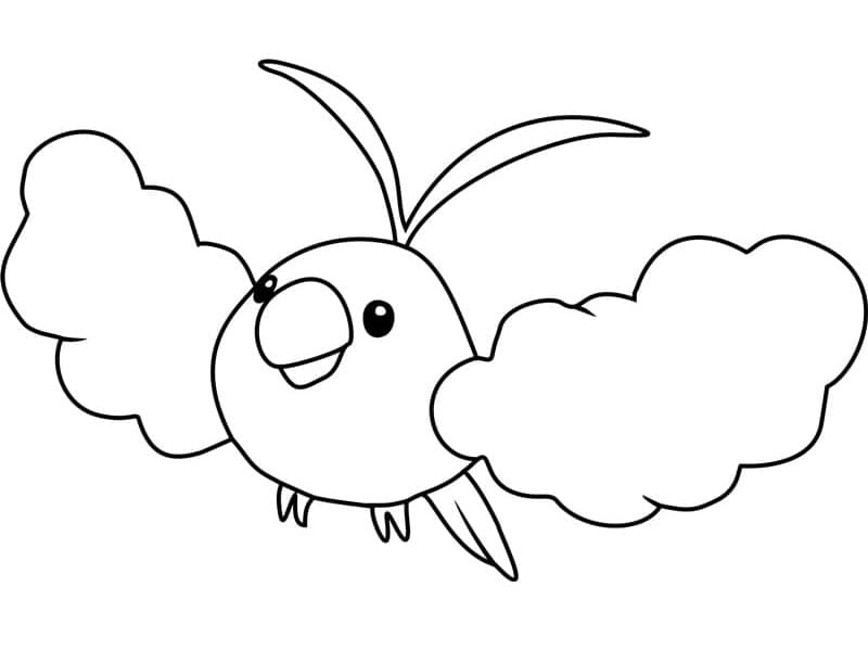 Swablu Pokemon ausmalbilder